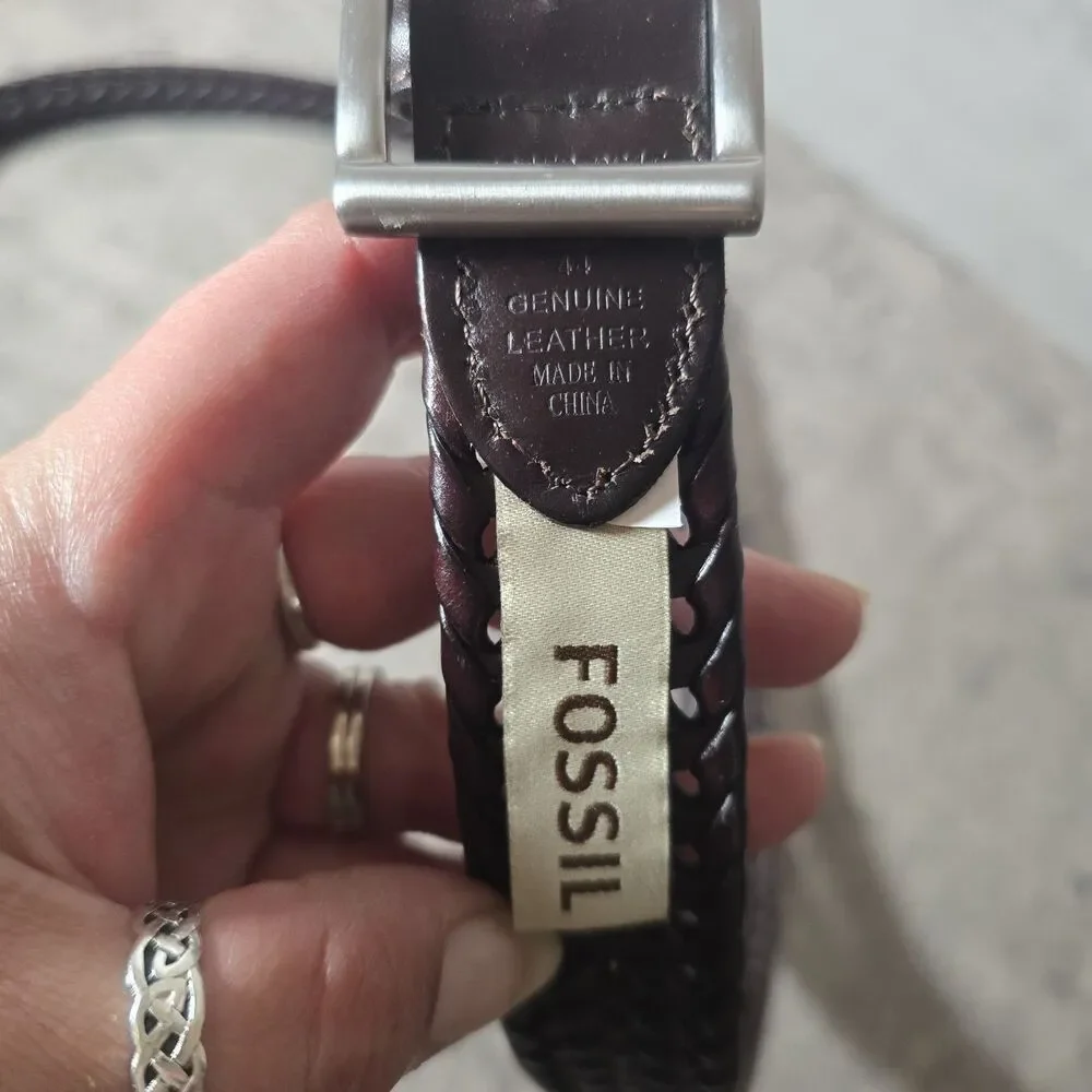 Fossil brown leather